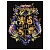 Набір для розпису по номерах WB "Harry Potter: Герб Гоґвортсу з фарбами металік" 30х40см - 1 - smarttoys.com.ua