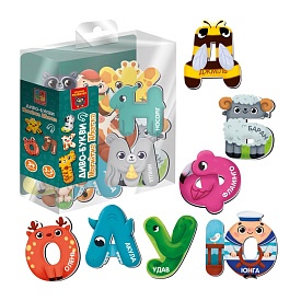 Гра розвиваюча Vladi Toys магнітна. Диво-букви. Абетка. VT5411-18 - 1 - smarttoys.com.ua