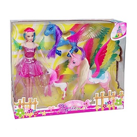 Лялька 68410 фея, єдиноріг/пегас 3 шт., кор., 41-32-8 см. - 1 - smarttoys.com.ua