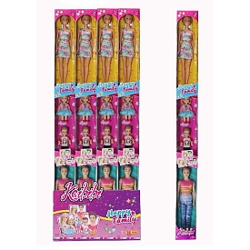 Лялька WG217 сім'я, набір 4 шт.,  кор., 12 шт. в диспл., 35,5-92,5-21 см. - 1 - smarttoys.com.ua