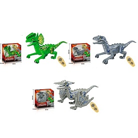 Динозавр K40-1-2-3 дист.кер.( ІЧ),акум.,ходить,рух.деталі,USB,3 види,муз.,світло,кор.,26-25,5-15,5см - 1 - smarttoys.com.ua