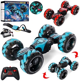 Машинка CV8818-86A радіокер.(пульт2шт.,1вид-одяг./руку),акум.,трюк.,USB,2кольори,кор.,41,5-31,5-12см - 1 - smarttoys.com.ua