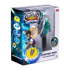 Дзиґа Infinity Nado VI Starter Pack Лютий Дракон (Fury Wave Dragon) - 1 - smarttoys.com.ua