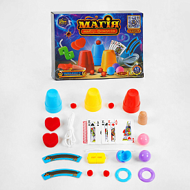 Набір фокусів "Магія" 11554 (24/2) "4FUN Game Club", 48 способів гри, QR-код з відео майстер-класом, у коробці - 1 - smarttoys.com.ua