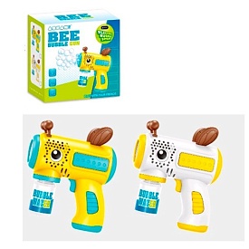 Мильні бульбашки 9842  пістолет13,5см, світ,запаска2 кольори,бат.кор.14,5-14-7см - 1 - smarttoys.com.ua