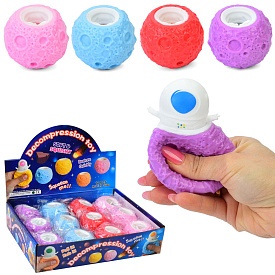 Іграшка MS 4392 космонавт, космонавт у місяці, антистрес, 4 кольори,кул.,12шт. в диспл.,27-6,5-19см. - 1 - smarttoys.com.ua