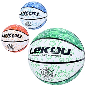 М'яч баскетбольний MS 3805 розмір7, ПУ, 570-630г., 8 панелей, 3 кольори, кул. - 1 - smarttoys.com.ua