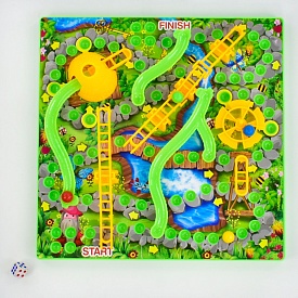 Настільна гра "Змійки і сходи" 7335 (12) "FUN GAME" - 2 - smarttoys.com.ua