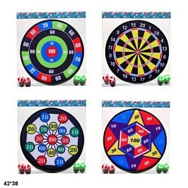 Дартс F740/63/64/65 липучка 4в.кул.42*38 - 1 - smarttoys.com.ua