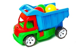 Машина "Алексбамс" + кульки малі 12 шт (36*24*17см) 087 Бамсік - 1 - smarttoys.com.ua