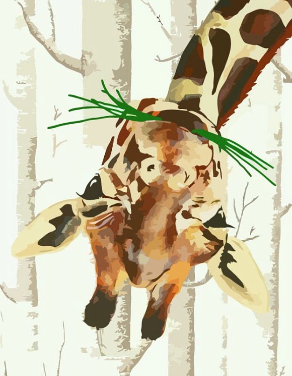 Набір, картина за номерами, „Обідня перерва“, 35х45см, ROSA START - 2 - smarttoys.com.ua