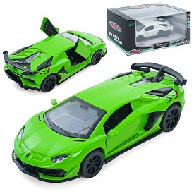 Машина AS-3064 АвтоСвіт,1:43,Lamborghini,мет.,інерц.,відчин.двері,гум.колеса,2кольори,кор.,14,5-7-6, - 1 - smarttoys.com.ua