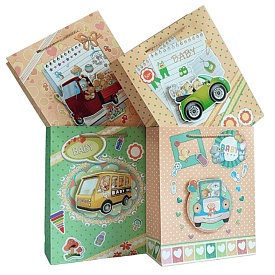 Пакет подарунковий 30*41*12см "Транспорт", 12 шт в пак. - 1 - smarttoys.com.ua