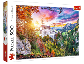 74278 Trefl Пазли "500" Вид на замок Нойшванштайн, Німеччина - 1 - smarttoys.com.ua