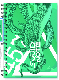 Блокнот TM 4Profi "Squid note" green, A5 905157 - 1 - smarttoys.com.ua