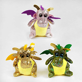 М`яка іграшка С 61279 (240) 3 кольори, “Дракончик”, розмір 17х21 см, ВИДАЄТЬСЯ МІКС - 1 - smarttoys.com.ua