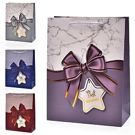 Пакет подарунковий паперовий S "Best wishes" 18*24*8.5см., R90921-S - 1 - smarttoys.com.ua