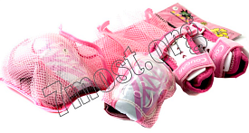 Наколінники №Н-6 тканин. пл. 6шт у сітці 3кол (50)  - 1 - smarttoys.com.ua