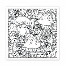 Розмальовка SANTI антистрес "Дивовижний ліс", 20 стор. - 1 - smarttoys.com.ua