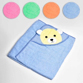 Рушник дитячий з куточком 90*90см., C27682 - 1 - smarttoys.com.ua