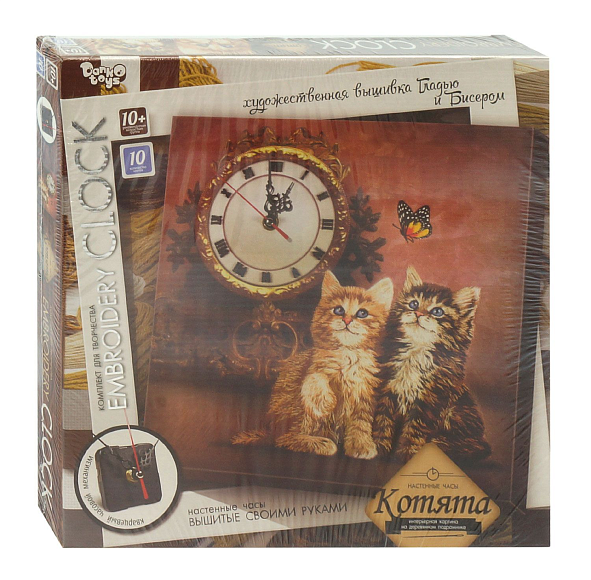 Комплект для творчості "Embroidery clock" EC-01-01,02,03,04,05 (10) "Danko Toys" - 2 - smarttoys.com.ua