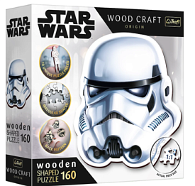 01888 Trefl Пазли "160 Wooden" Star Wars Шолом штурмовика - 1 - smarttoys.com.ua