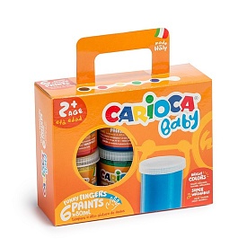Фарби Baby(2+) KO032, пальчикові, 6 кольорів, кор. - 1 - smarttoys.com.ua
