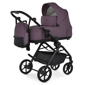 Візок універсальний 2в1 El Camino CHLOE ME 1191-1 Plum Wine люлька+прогул.блок, підскл.,сумка,бордо - 1 - smarttoys.com.ua