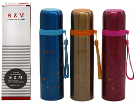 Термос №8063 з мал. зірка 500мл у кор. (60) - 1 - smarttoys.com.ua