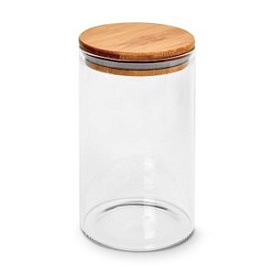 Банка з бамбуковою кришкою 750мл 8.5*15см., R10866-15 - 1 - smarttoys.com.ua