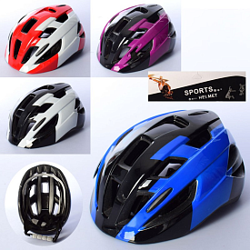 Шолом MS 3328 27-21-15 см., 16 отворів, розмір великий, 4 кольори, кул., 25-36-14 см. - 1 - smarttoys.com.ua