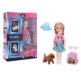 Лялька 8822-27 (72шт) 14см, собака, рюкзак, 2 види, в кор-ці, 12-17-4,5см - 1 - smarttoys.com.ua