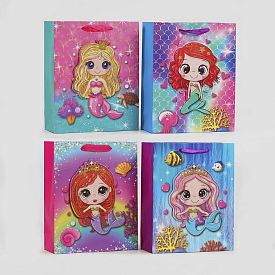 Пакет подарунковий C 59840 (480) 4 види, СЕРЕДНІЙ - 1 - smarttoys.com.ua