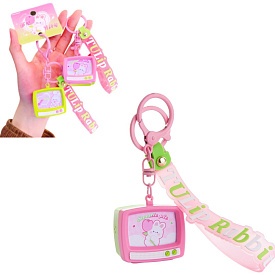 Брелок FG250526075A 2 в 1, міні іграшка, телевізор, муз., світло, коротка ручка,2види,бат.(таб) кул. - 1 - smarttoys.com.ua