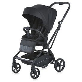 Візок дитячий ME 1138 SPIN 360 Black до 22кг, прогулянк., регул.ручка,3 пол.спинки,чорн.рама,чорний. - 1 - smarttoys.com.ua