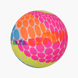 М`яч гумовий C 72541 (500) діаметр 18 см, в пакеті - 1 - smarttoys.com.ua