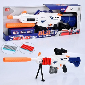 Автомат XH918-1 м'які кулі-присоски 20 шт., приціл, кор., 69-7,5-26 см. - 1 - smarttoys.com.ua