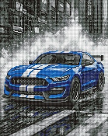 Набір з алмазною мозаїкою "Сині перегони" 40х50см - 1 - smarttoys.com.ua