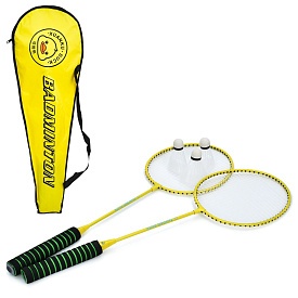Бадмінтон MS 4505 ракетка 2 шт., мет., волан 3 шт., чохол, 23-69-4 см. - 1 - smarttoys.com.ua