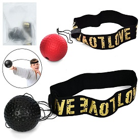 Тренажер MS 3258-2 м'яч для боксу, fight ball, фомовий, 6см, резинка на голову, 2кольори, кул., - 1 - smarttoys.com.ua