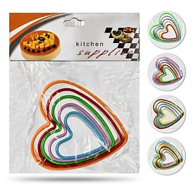 Форми фігурні для печива пластик 5шт/наб, R98054 - 1 - smarttoys.com.ua