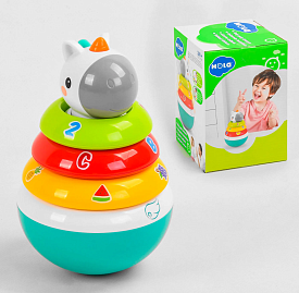 Неваляшка-пірамідка 3136 (24) "Hola" брязкальце, в коробці - 1 - smarttoys.com.ua
