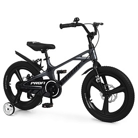 Велосипед дитячий PROF1 20д. MB20VCB GREY VELOCITY,SKD85,магнез.рама,обод,перед/зад.диск.торм.,сірий - 1 - smarttoys.com.ua