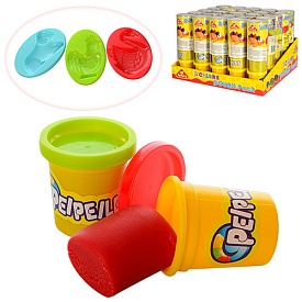 Тісто для ліплення 3790 формочки, тубус, 2 кольори, 25 шт. в диспл, 29,5-29-19,5 см. - 1 - smarttoys.com.ua