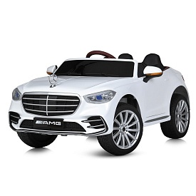 Машина M 6020EBLR-1 радіокер. 2,4G,1акум12V10AH,4*35W,MP3,USB,TF,BT,APP,EVA,шкіра,муз.,світло,білий - 1 - smarttoys.com.ua