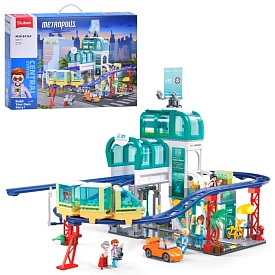 Конструктор SLUBAN M38-B1263 "Metropolis": Центральний вокзал, 620 дет. - 1 - smarttoys.com.ua