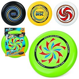 Літаюча тарілка MR 1342 фрісбі, 4 види, карт. обгортка, 24,5-27-2,5 см. - 1 - smarttoys.com.ua