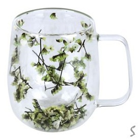 Чашка з подвійною стінкою "Flowers" 200мл R10863 - 1 - smarttoys.com.ua