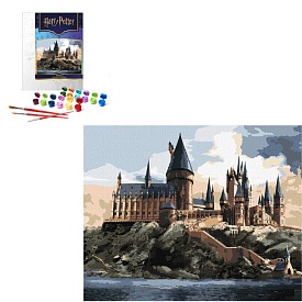 Картина за номерами WB "Harry Potter: Гоґвортс вдень" 40х50см - 1 - smarttoys.com.ua