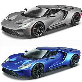 Автомодель - FORD GT (блакитний металік, сріблястий металік, 1:32) - 1 - smarttoys.com.ua